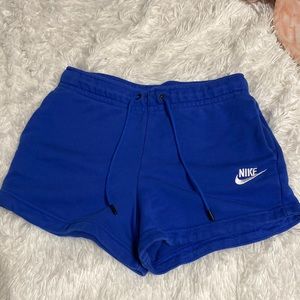 Blue Fleece Nike Shorts
